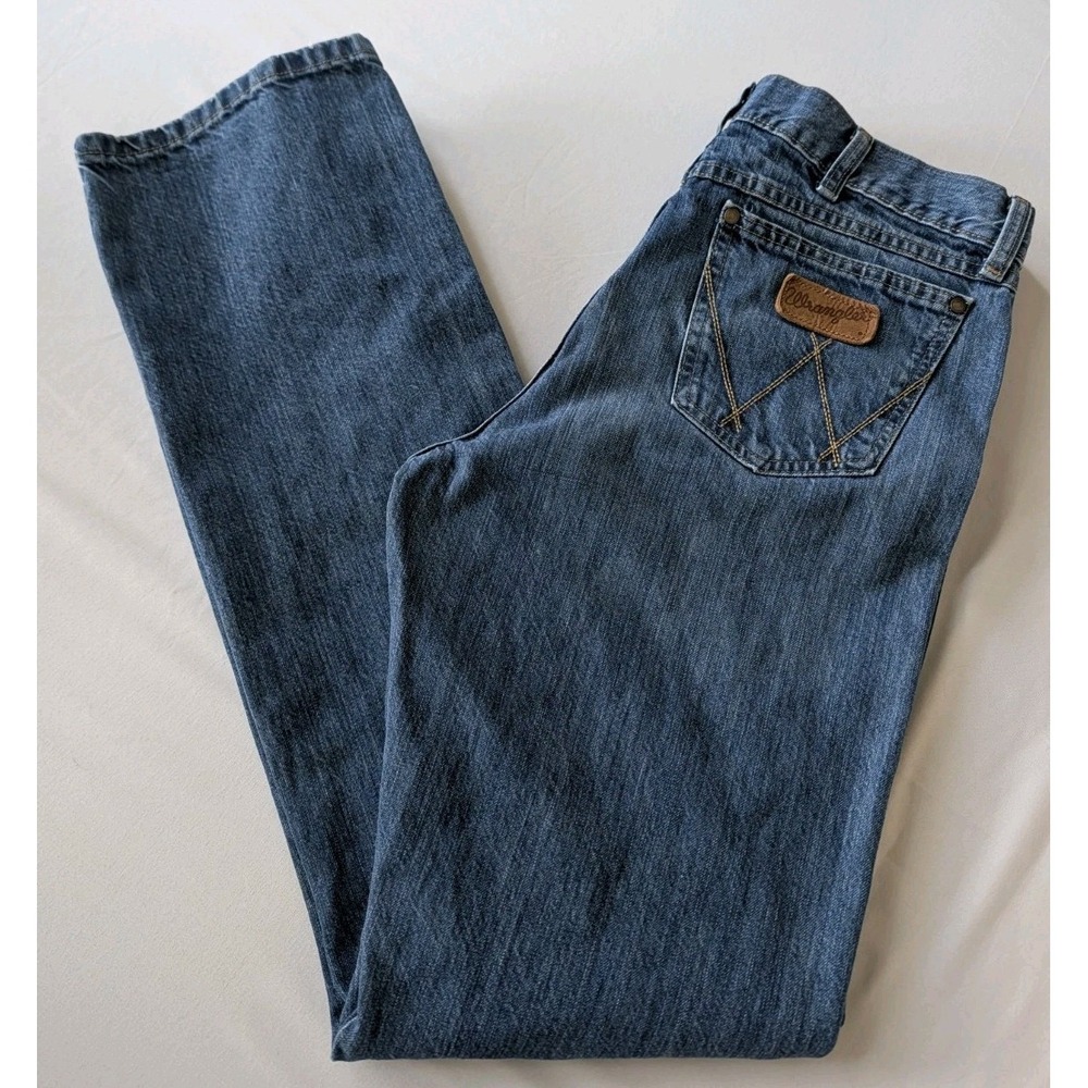 Wrangler Retro Relaxed Bootcut Jeans Mens 32(34)x36 Medium Wash Denim 10WRT20TB